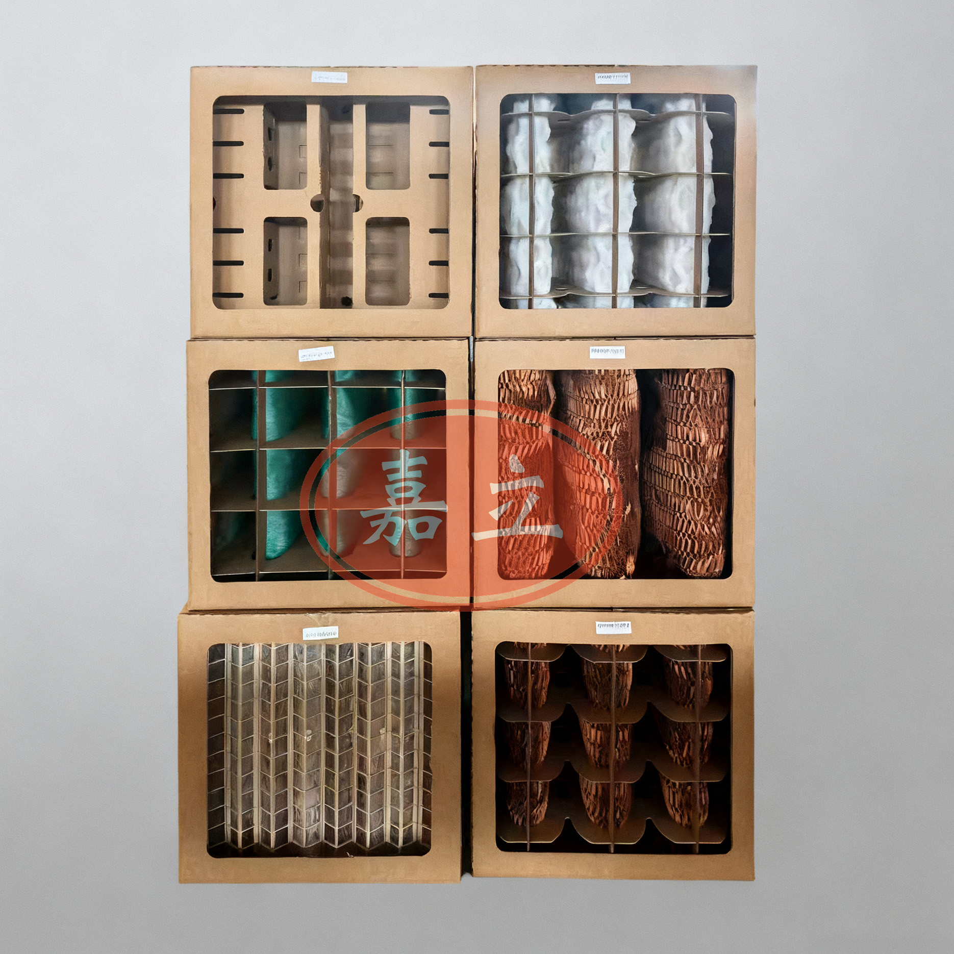 莱芜纸盒式漆雾过滤纸箱